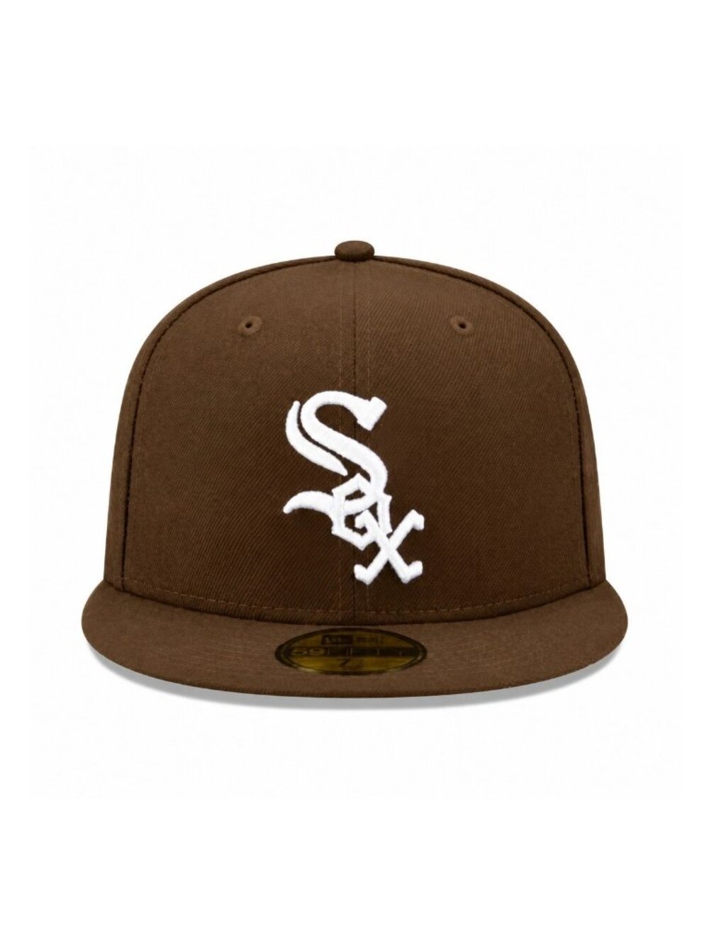 Chicago White Sox New Era 59FIFTY Brown Fitted Hat White Logo MLB Cap